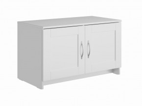 Тумба СИРИУС двухдверная низкая, цвет белый в Североуральске - severouralsk.mebel24.online | фото