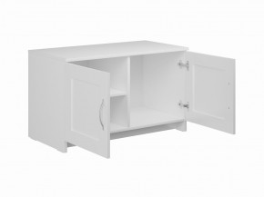 Тумба СИРИУС двухдверная низкая, цвет белый в Североуральске - severouralsk.mebel24.online | фото 2