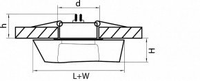 Встраиваемый светильник Lightstar Flutto 006430 в Североуральске - severouralsk.mebel24.online | фото 3